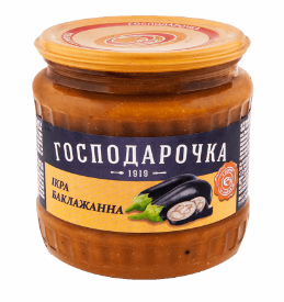 Ікра з баклажанів ГОСПОДАРОЧКА (4820024798051), 440 г